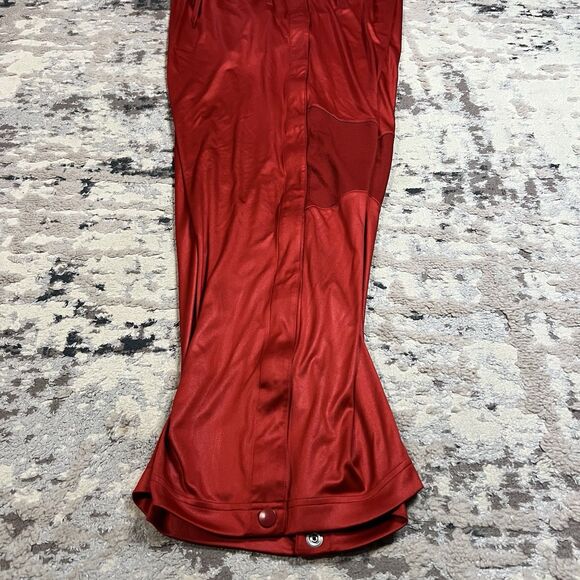 Kansas Jayhawks Game Issued Red Tear Away Pants Basketball L+0 Blue Adidas - Picture 10 of 12